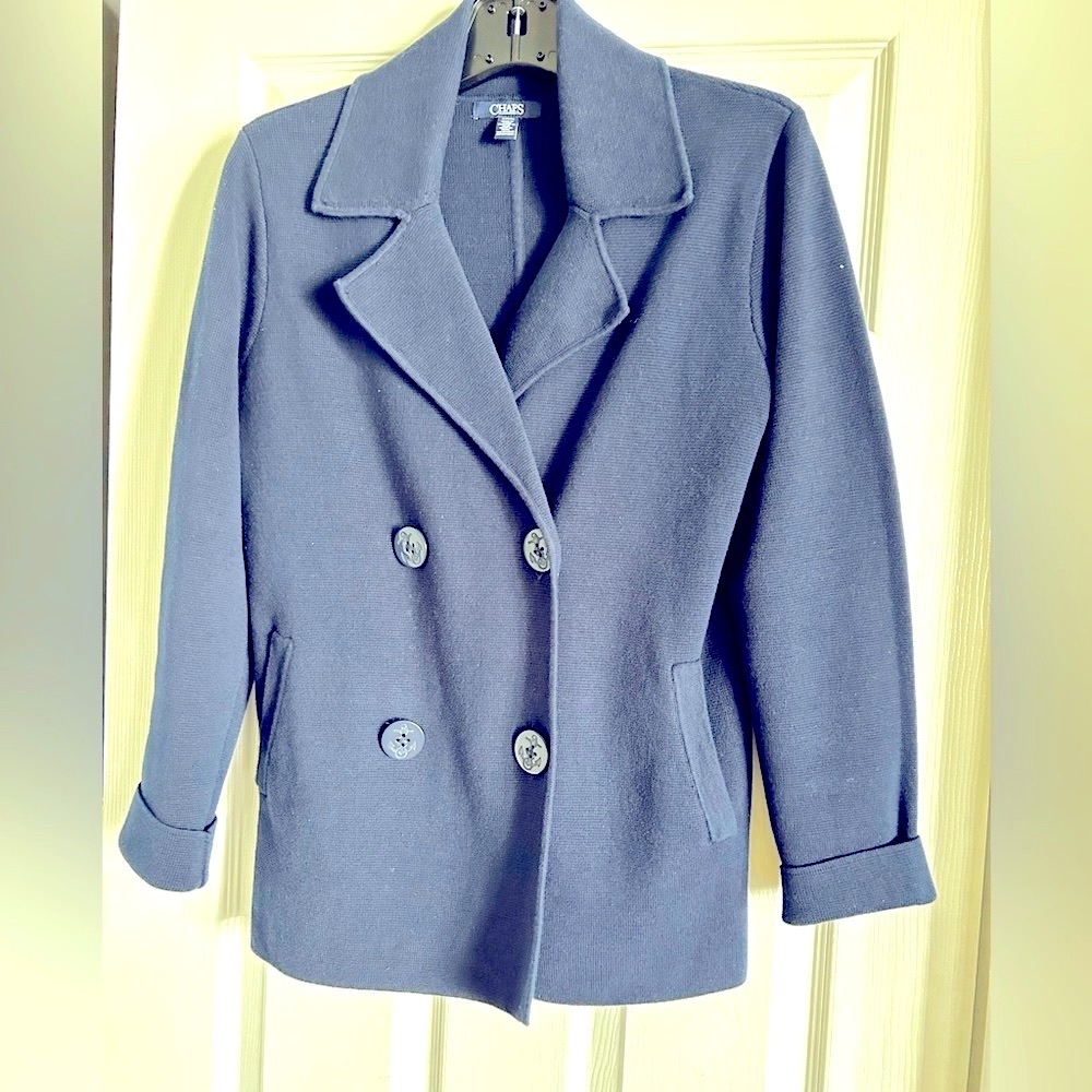 Chaps Navy Blue Blazer